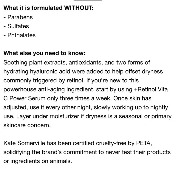 NIB +Retinol Vita C Power Serum - Picture 4 of 5